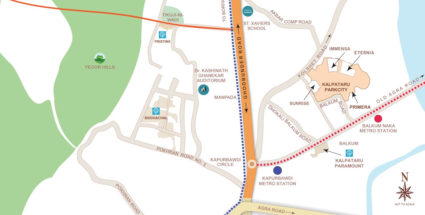 Kalpataru Parkcity Location